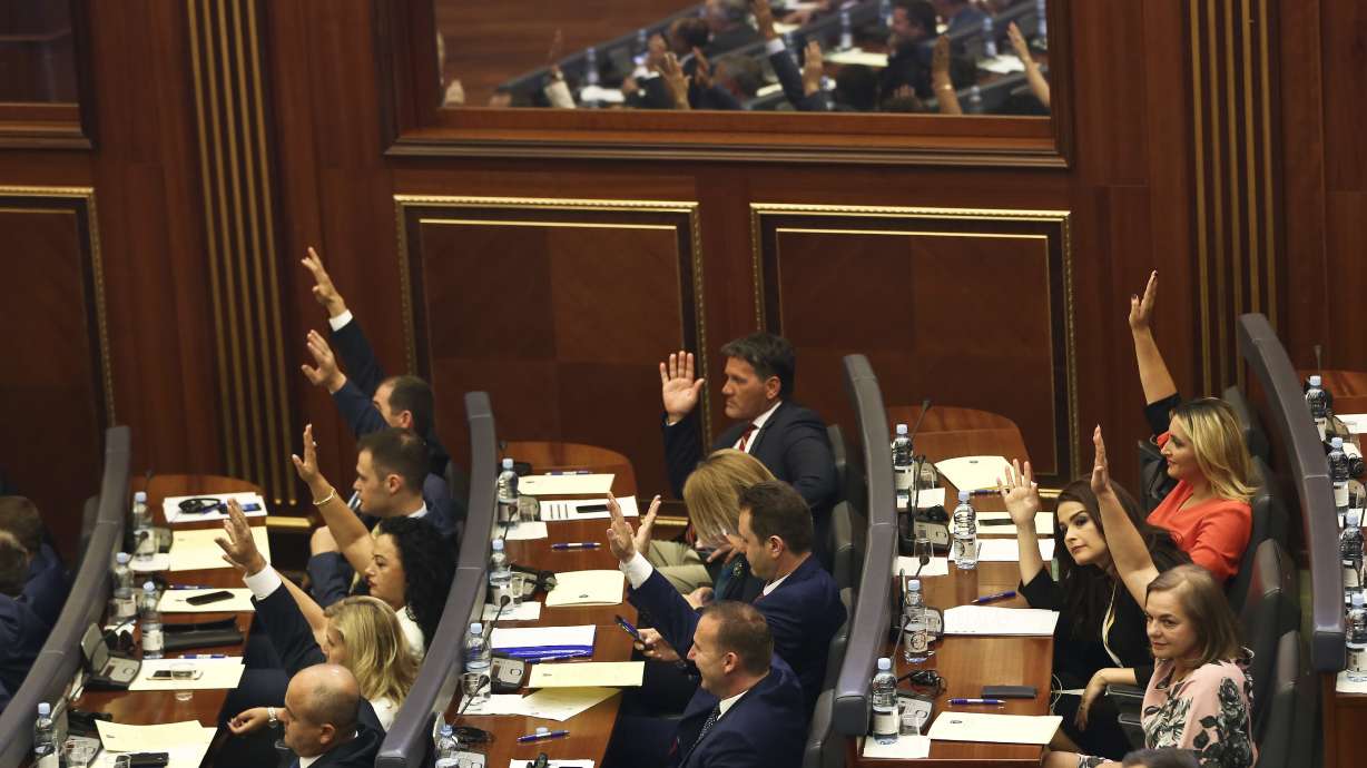 Kosovo political parties fail to elect parliament's speaker