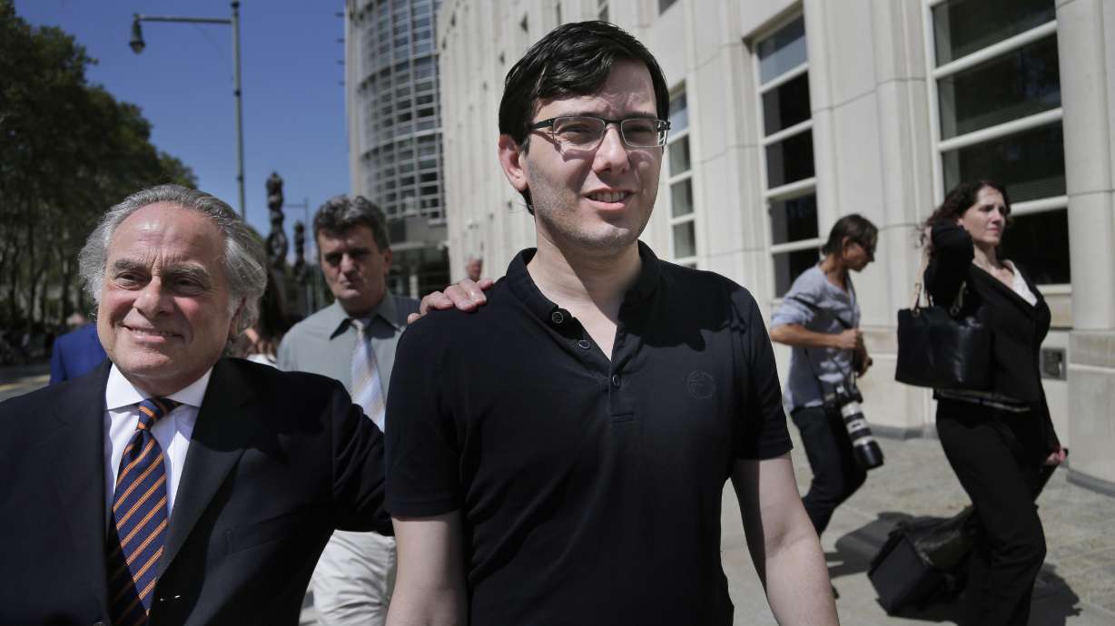The Latest: Shkreli feels 'exonerated' despite conviction