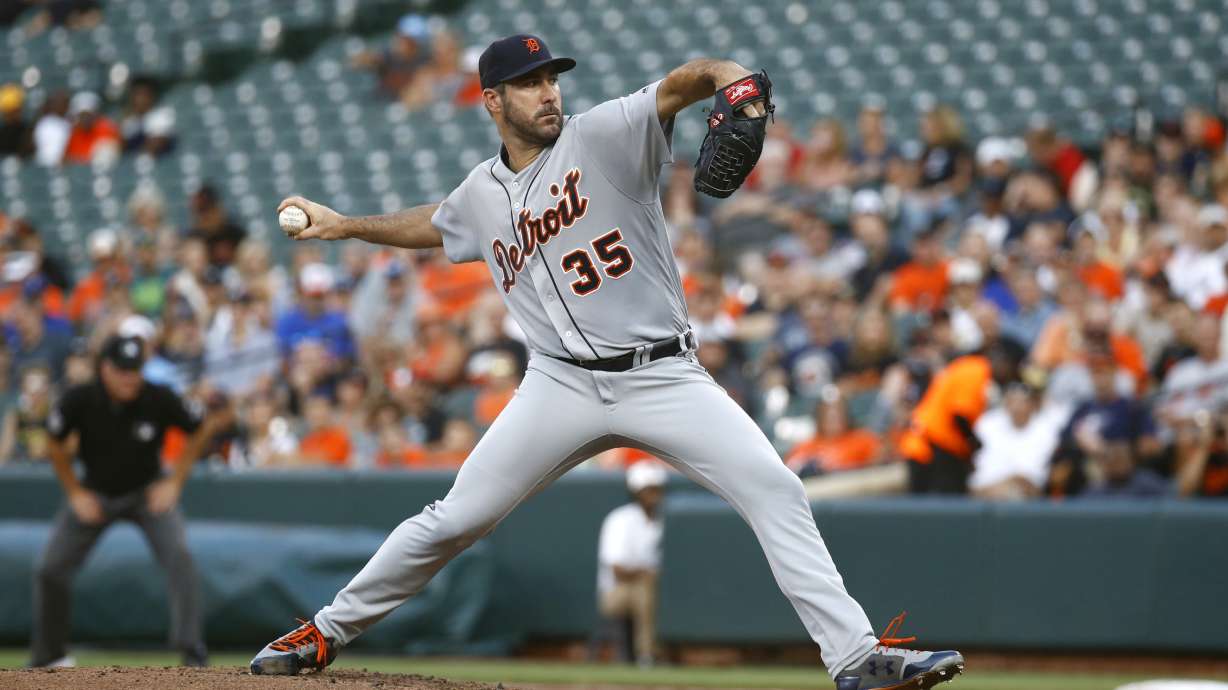 Upton slam, Verlander's arm carry Tigers past Orioles 5-2