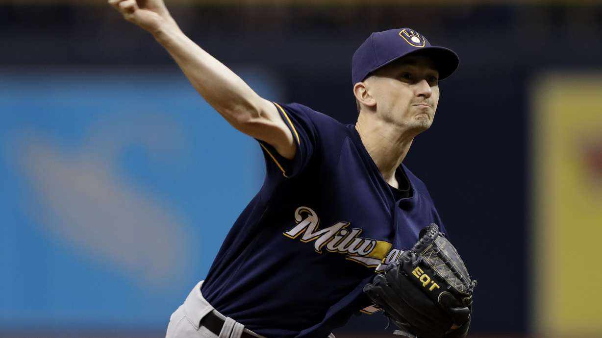 Brewers shut out Rays behind Davies