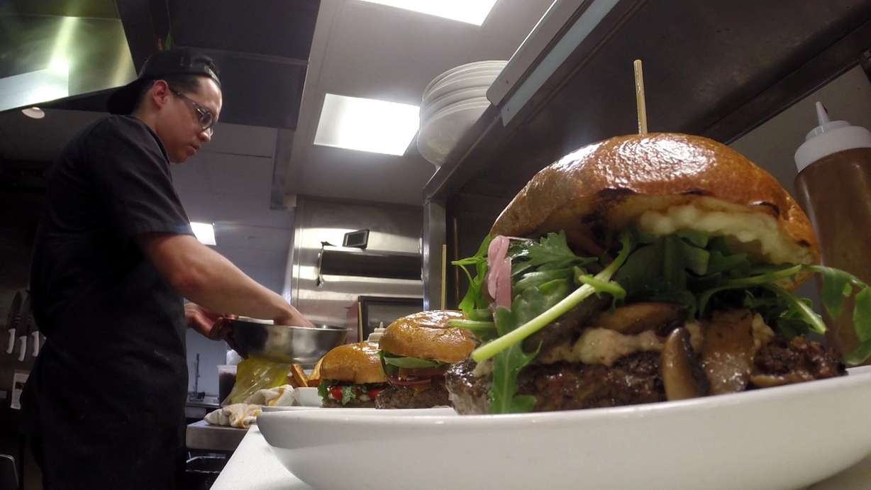 An order is finished at Black Sheep in Sugar House. (Photo: Ray Boone, KSL TV)