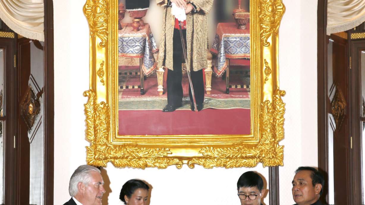 Tillerson visits Thailand, Malaysia to firm up relations