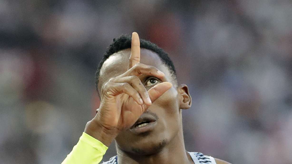 The Latest: Kendricks wins pole vault at worlds