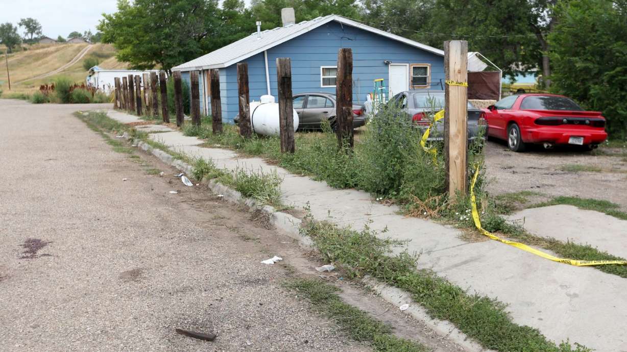 Fire engulfs house where 3 killed on Crow Indian reservation