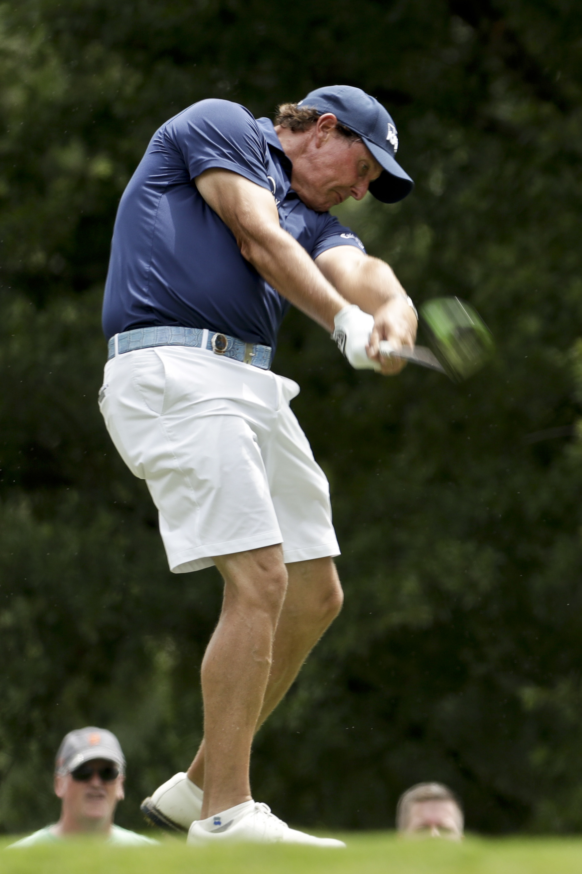 Mickelson, Els reach milestone together in 100th major
