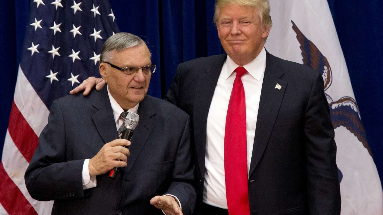 Ex-Sheriff Joe Arpaio says he isn't seeking Trump's pardon