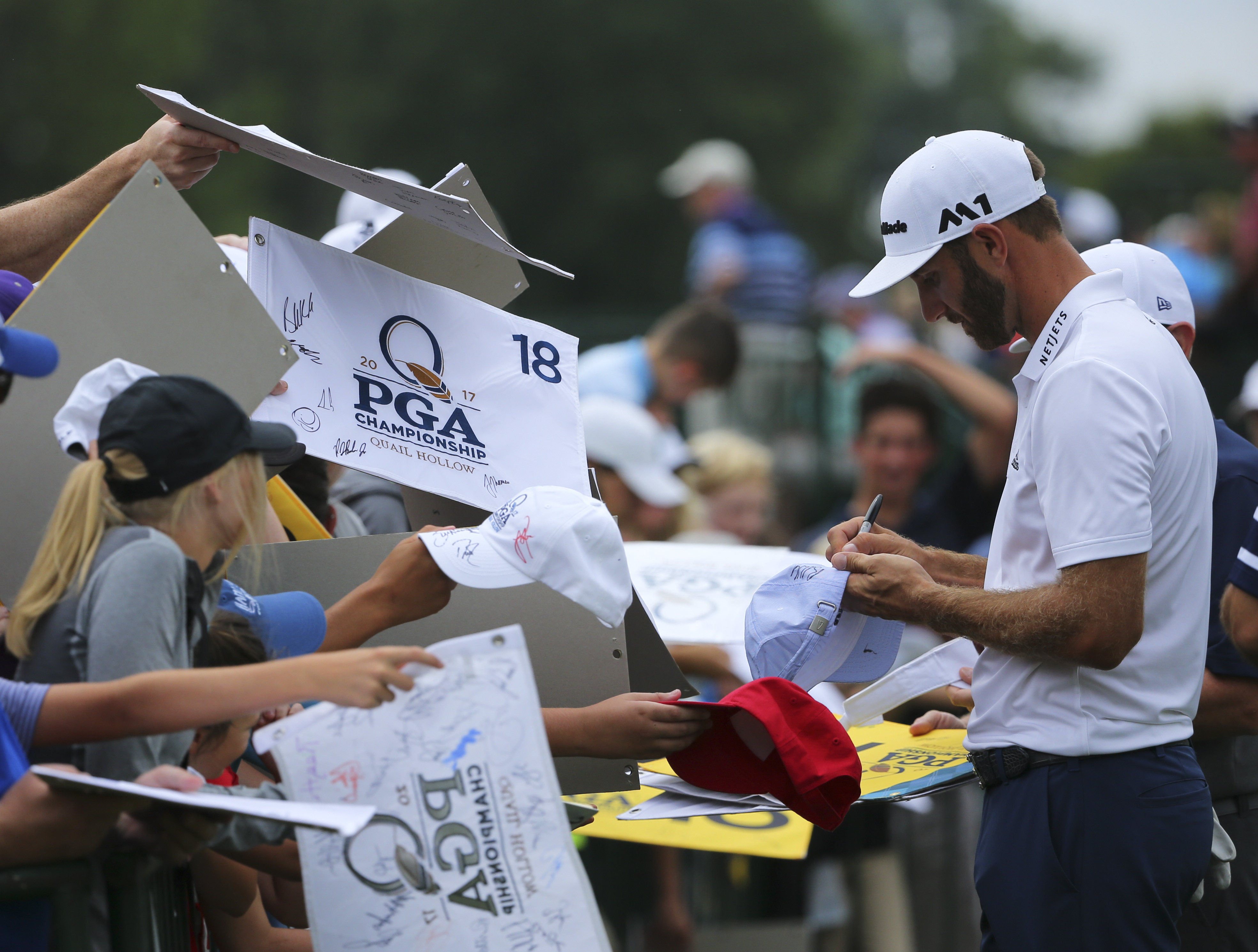 Spieth feeling relaxed as he chases history at Quail Hollow