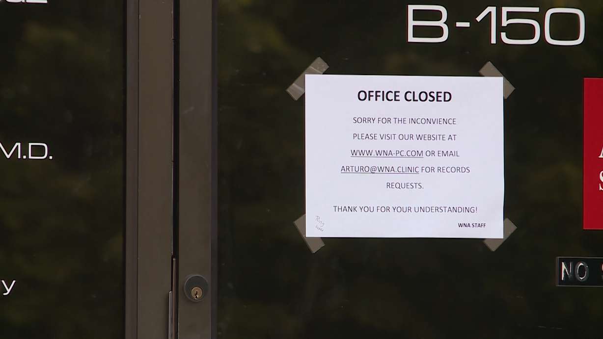 Hundreds of patients with neurological conditions found out this week that their neurological clinic, Western Neurological Associates, suddenly shut its doors after more than 40 years in business. (Greggory Dikes, KSL TV)