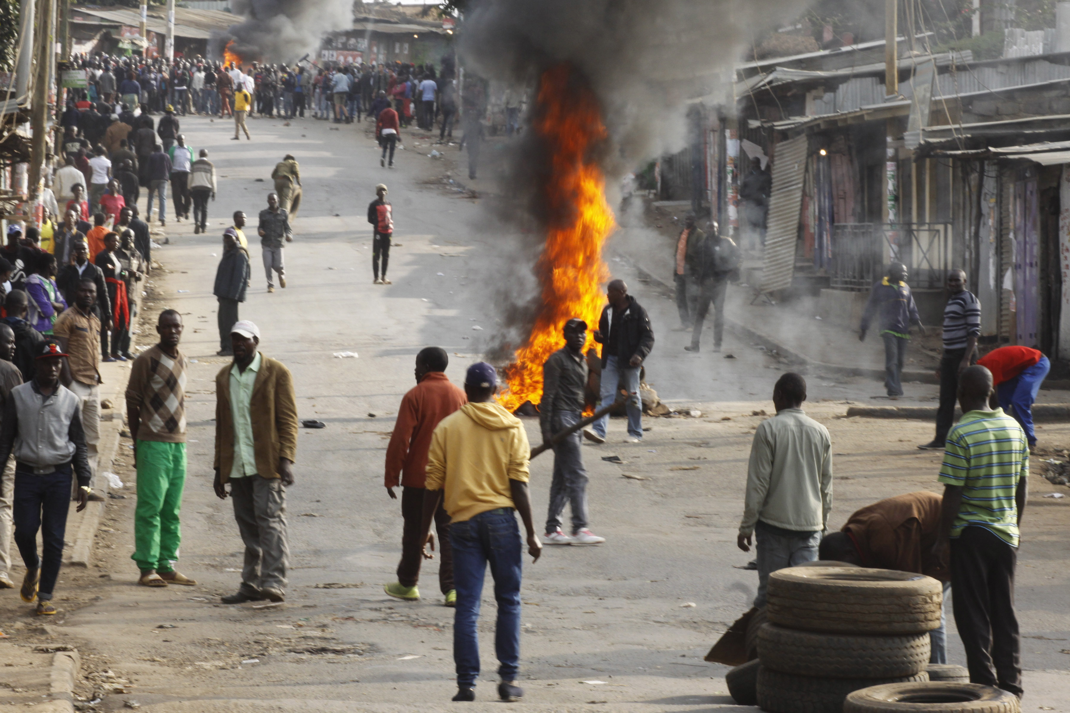 The Latest: US urges Kenya's candidates not to use violence