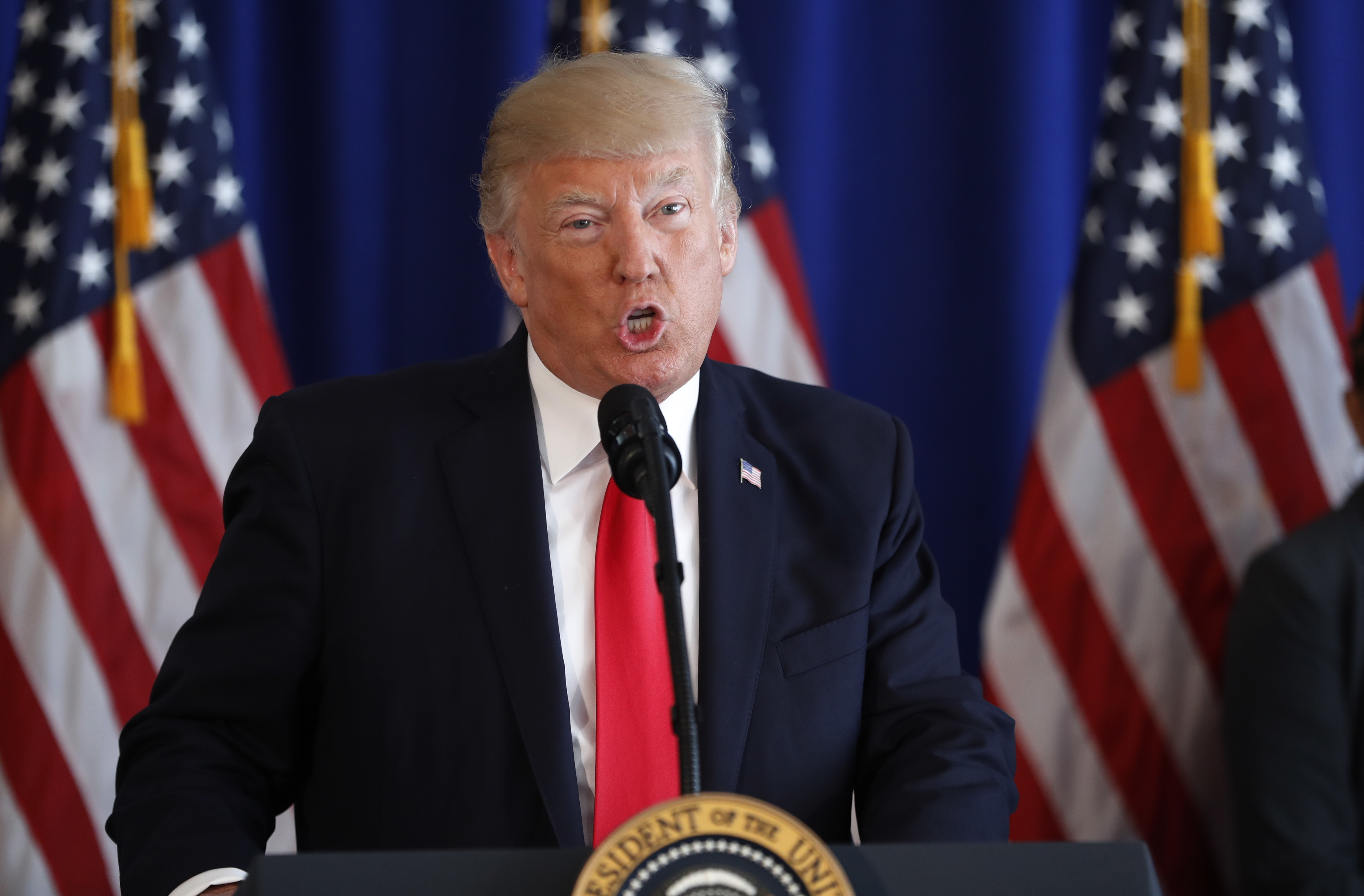 The Latest: Trump's remarks on clashes draw strong reactions