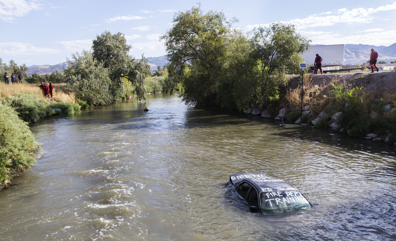Firefighters brush up on water rescue techniques