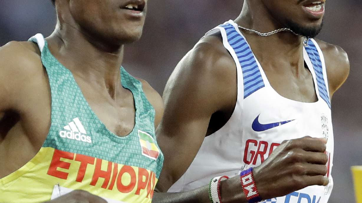 Mo Farah loses in final race on track at worlds
