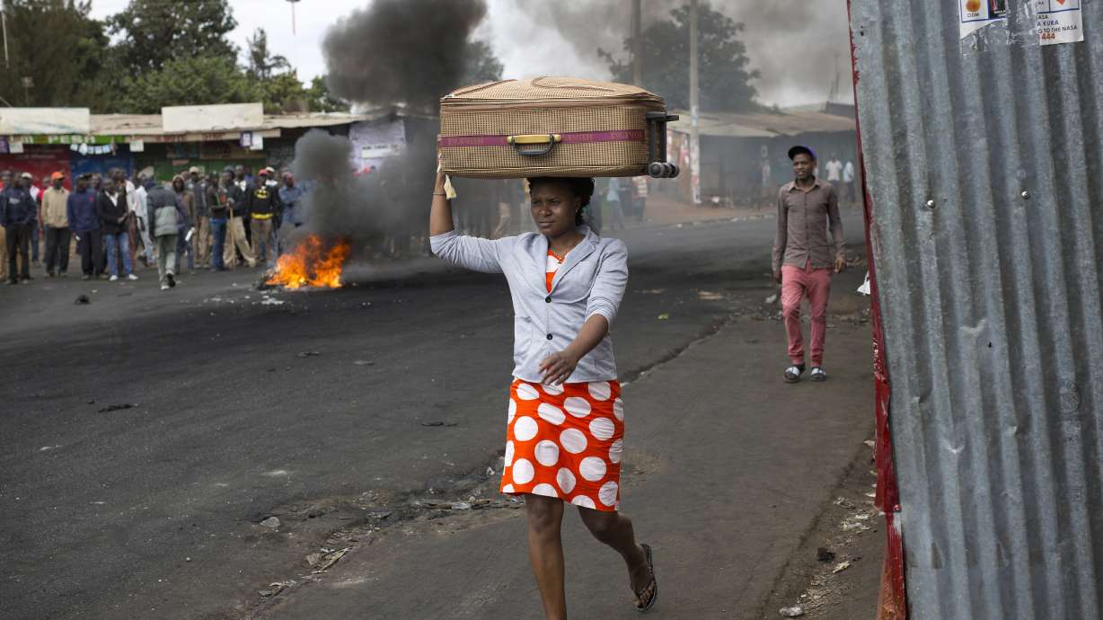 The Latest: Many Kenyans go to work despite stayaway call
