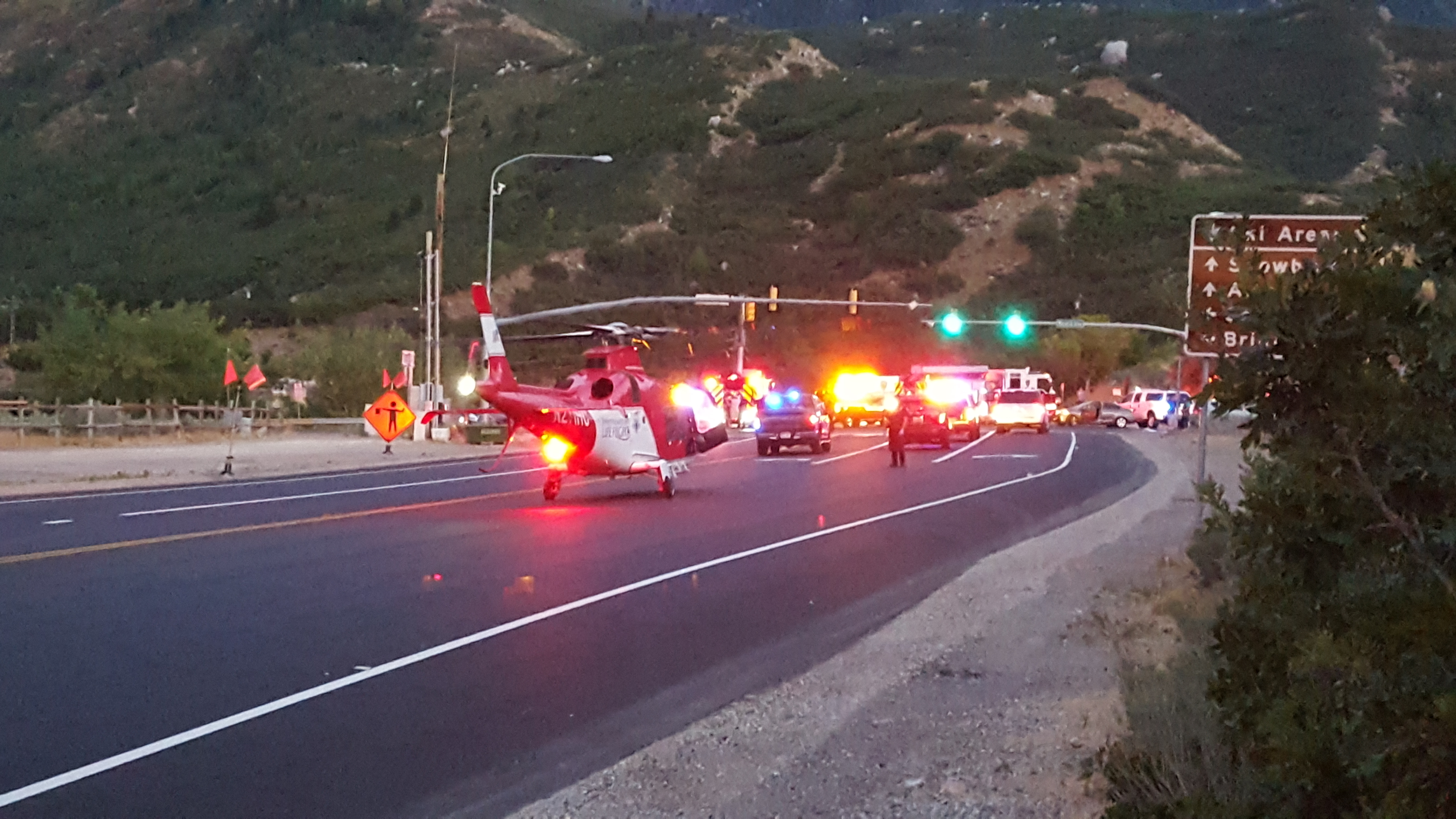 Man dies after motorcycle crash in Sandy