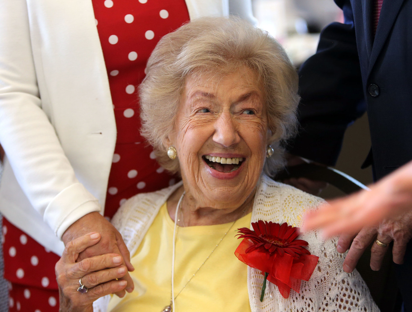 Phyllis Chatwin attends the 31st Centenarian Celebration at the Viridian Event Center in West Jordan on Thursday, Aug. 17, 2017. Chatwin is 102 and still drives. (Photo: Kristin Murphy, Deseret News)