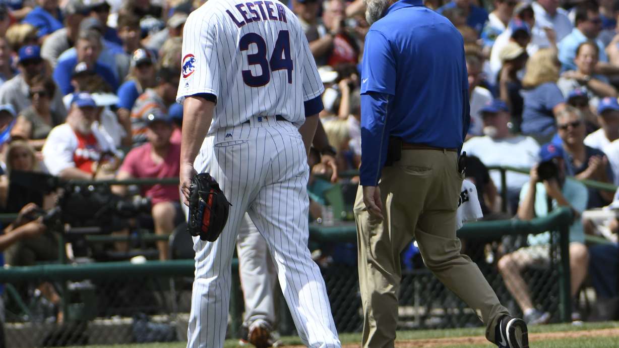 Cubs place LHP Jon Lester on 10-day disabled list