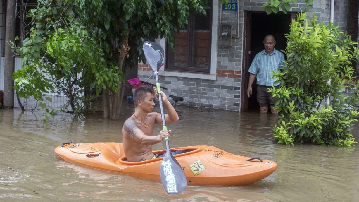 16 dead as strong typhoon floods Macau, southern China