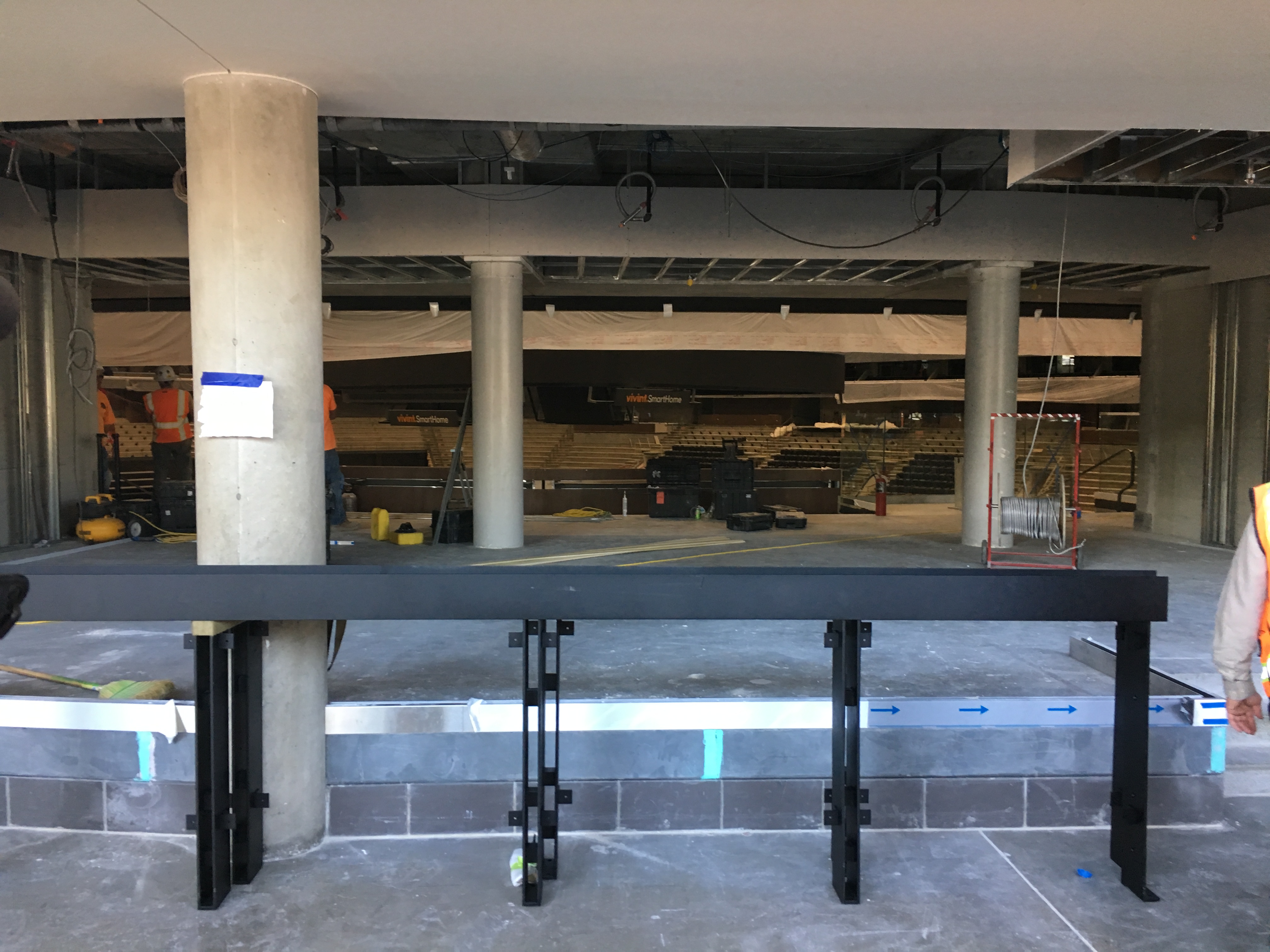 Photos: Vivint Arena renovation clock is ticking, but new features coming