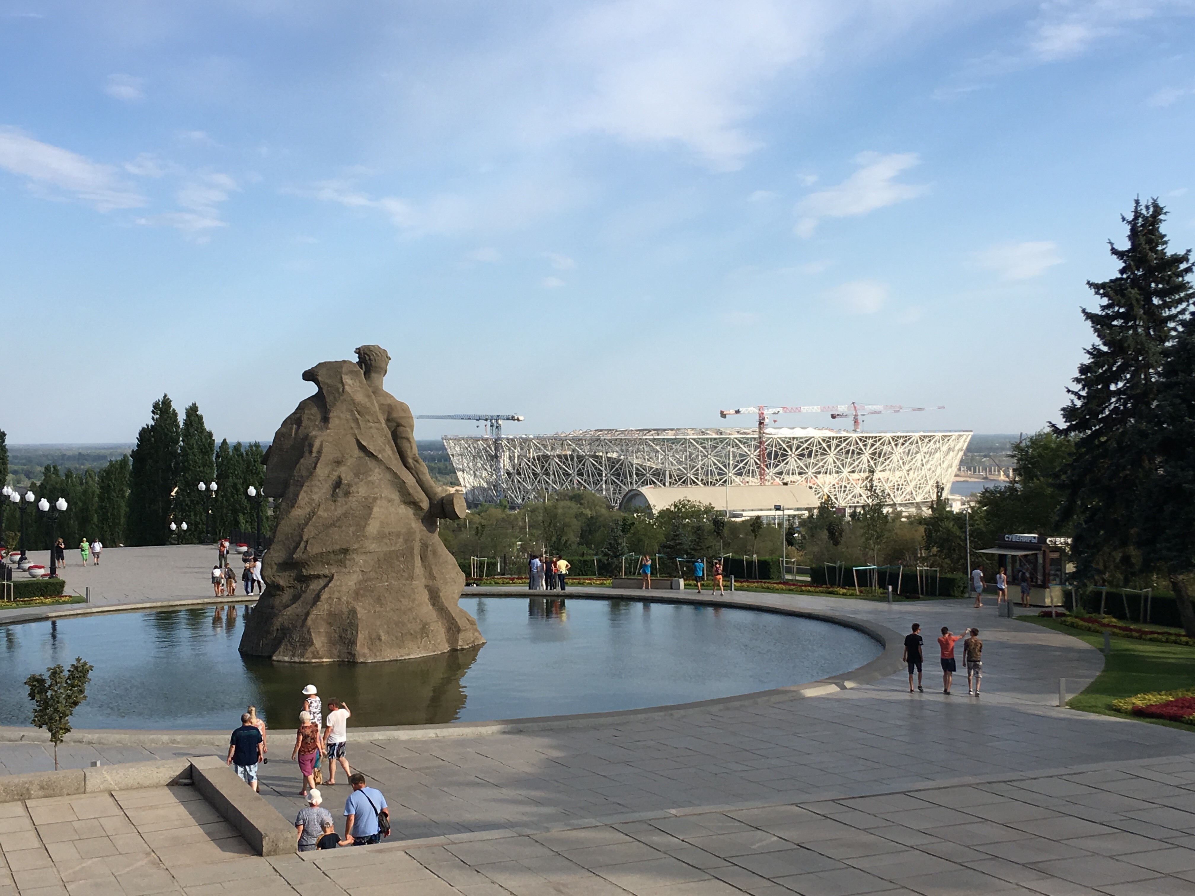 Stalingrad history a constant presence for World Cup workers