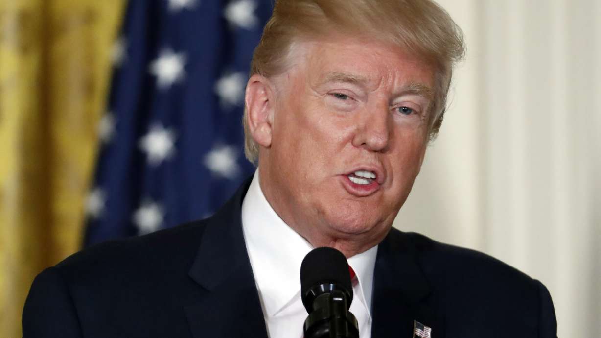 Trump offers flag-waving optimism in visit to Harvey's path