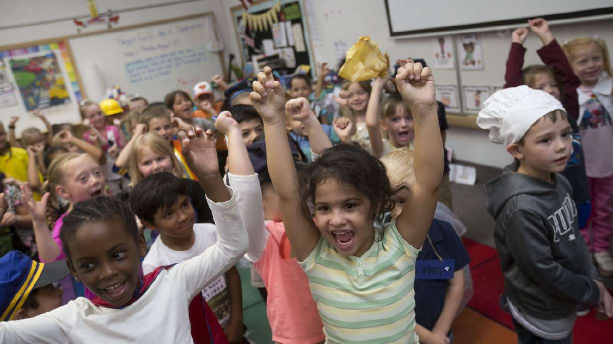 Midvalley Elementary kindergartners embark on journey to 'college ready'