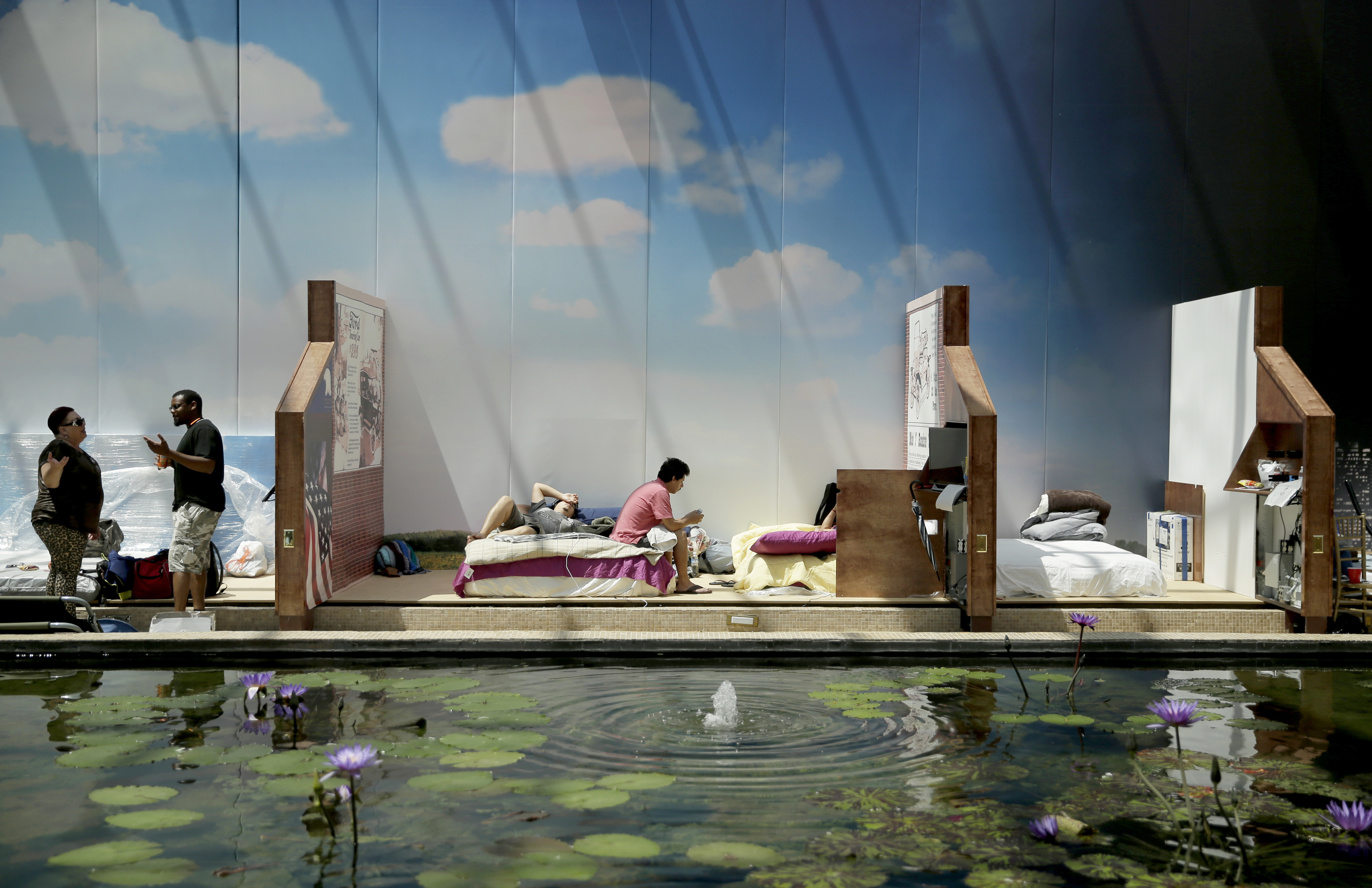 Grab a mattress: Businesses become storm shelters in Texas