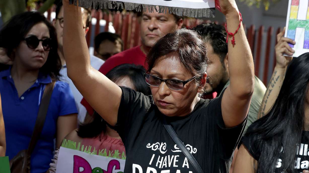 The Latest: San Diego DACA protest draws 1,000