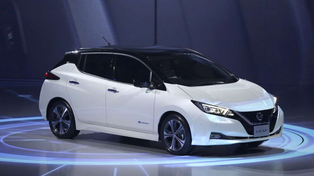Nissan shows Leaf electric car revamped with more range