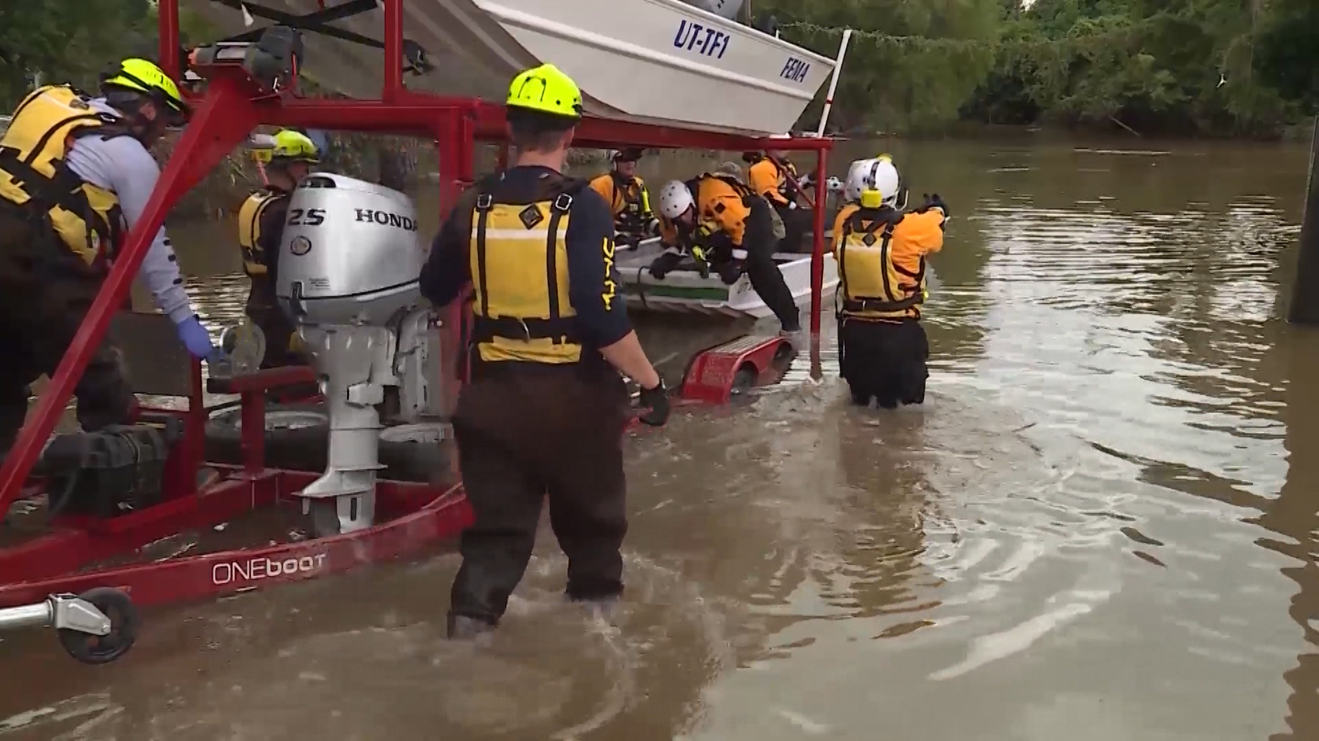 Utah Task Force One returns home from Texas where they have been assisting with rescue efforts after Hurricane Harvey. (Photo: KSL TV)