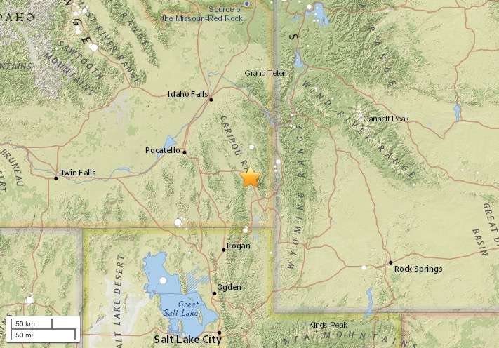Map of Soda Springs, Idaho. (Photo: USGS.gov)