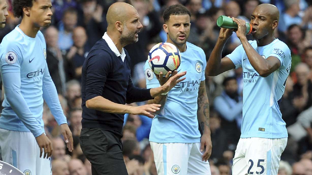 Gabriel Jesus, Sane score twice as City routs Liverpool 5-0