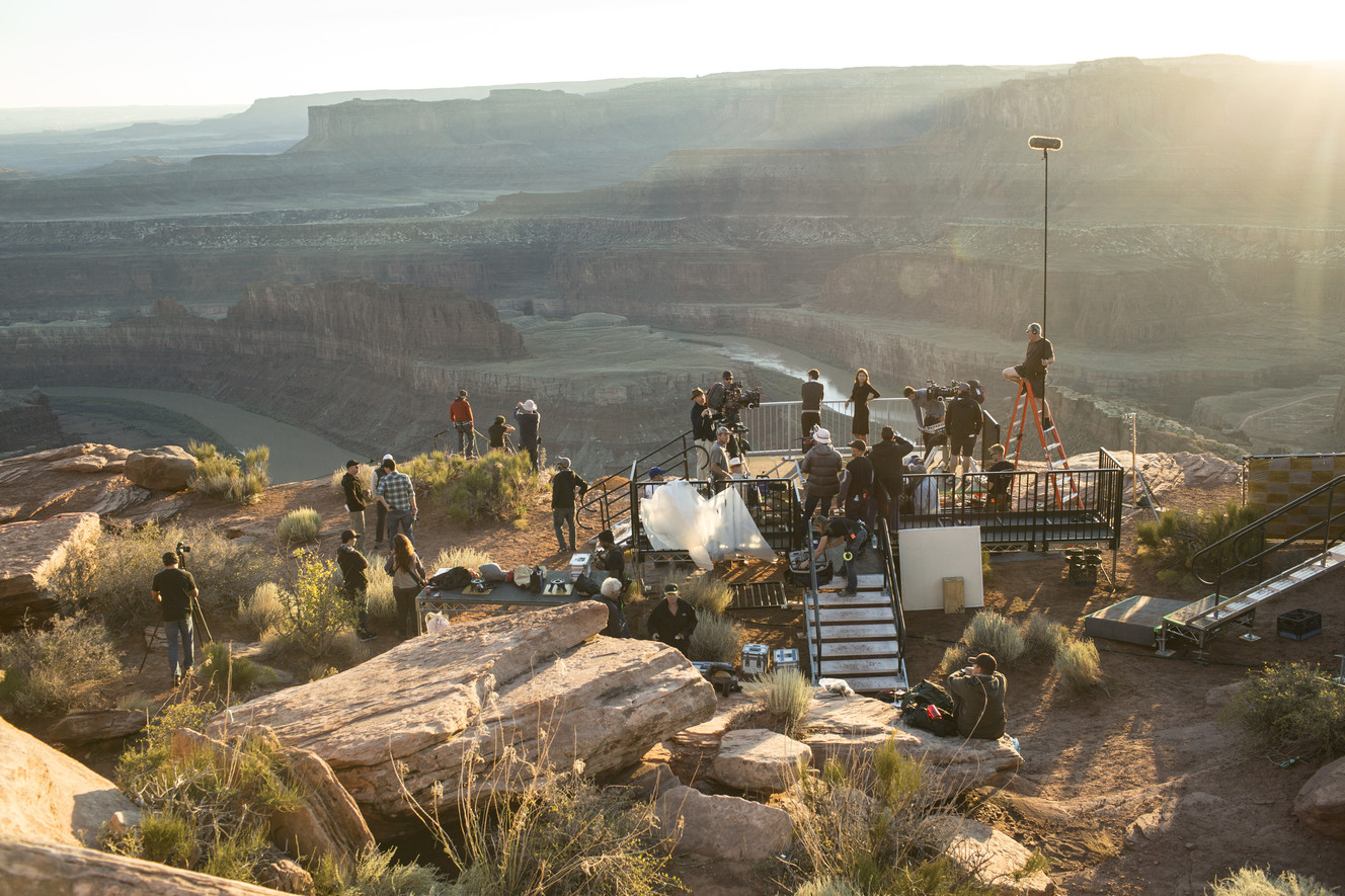 HBO's "Westworld" production set in Utah. "Westworld" will film scenes from its second season in Utah this year. (Photo: Provided by Utah Film Commission, HBO)