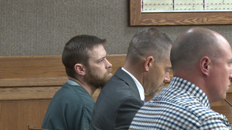 Jeremy White showed no emotion during his sentencing hearing Wednesday morning. (Nate Eaton, EastIdahoNews.com.)