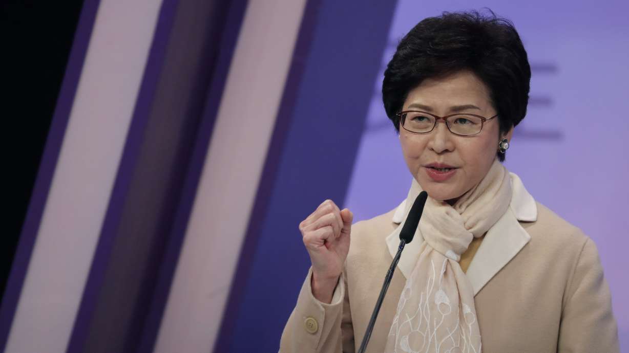 Hong Kong leader condemns UK criticism over jailed activists