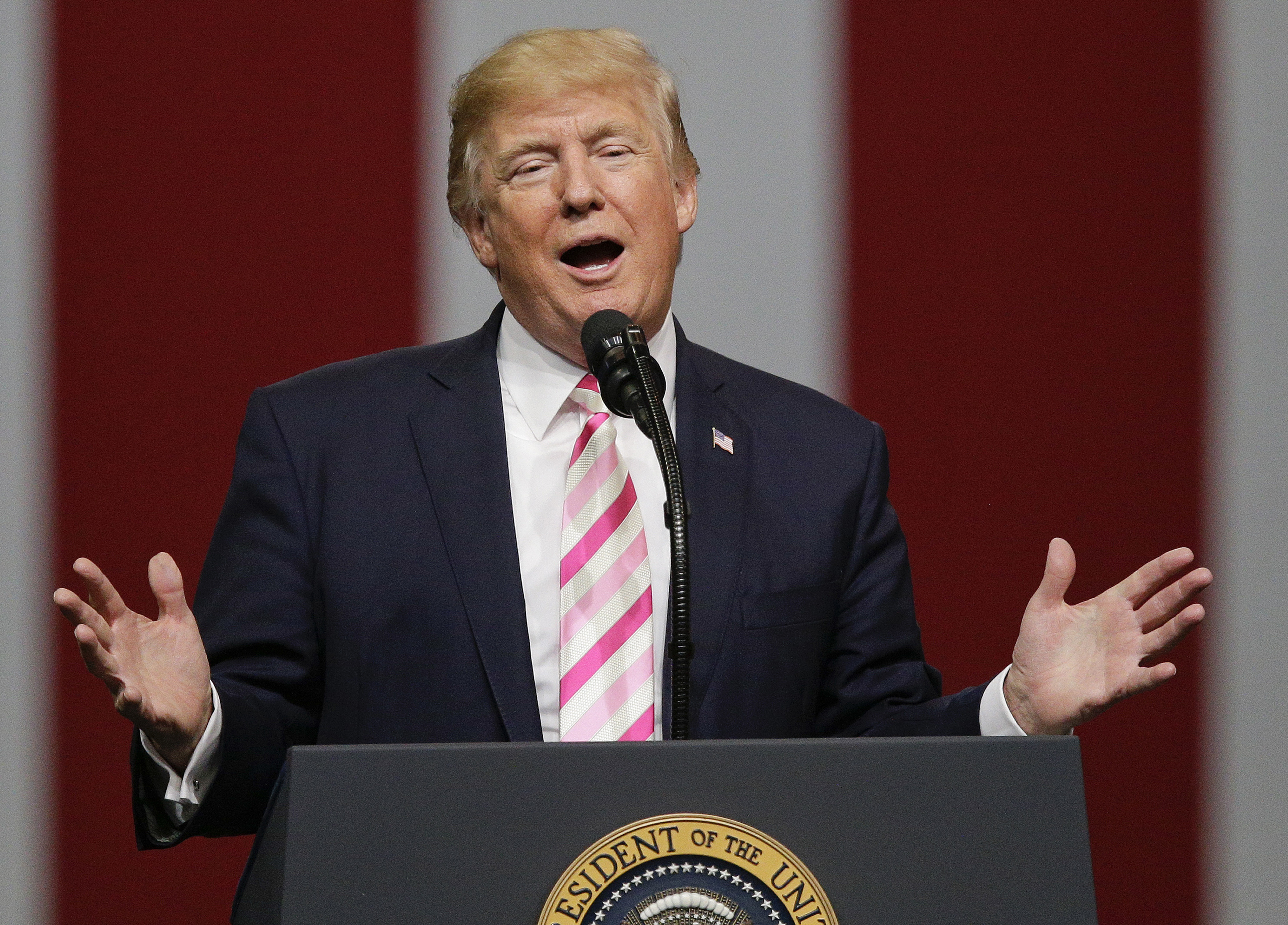 Trump, GOP weigh surtax on wealthy, doubled deduction