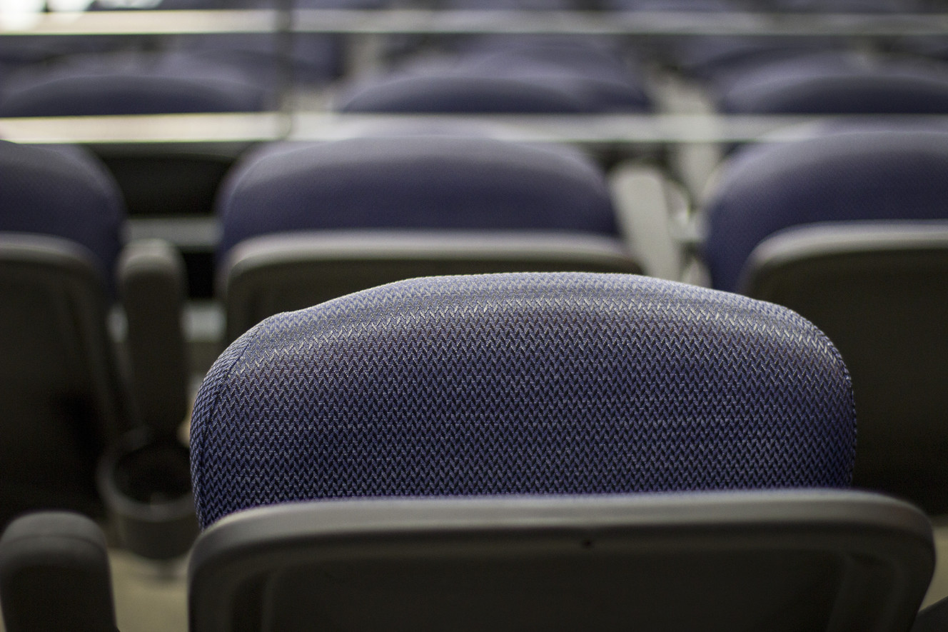New padded blue seats inside Vivint Arena during a public open house on Tuesday, Sept. 26, 2017. (Photo: Carter Williams, KSL.com)