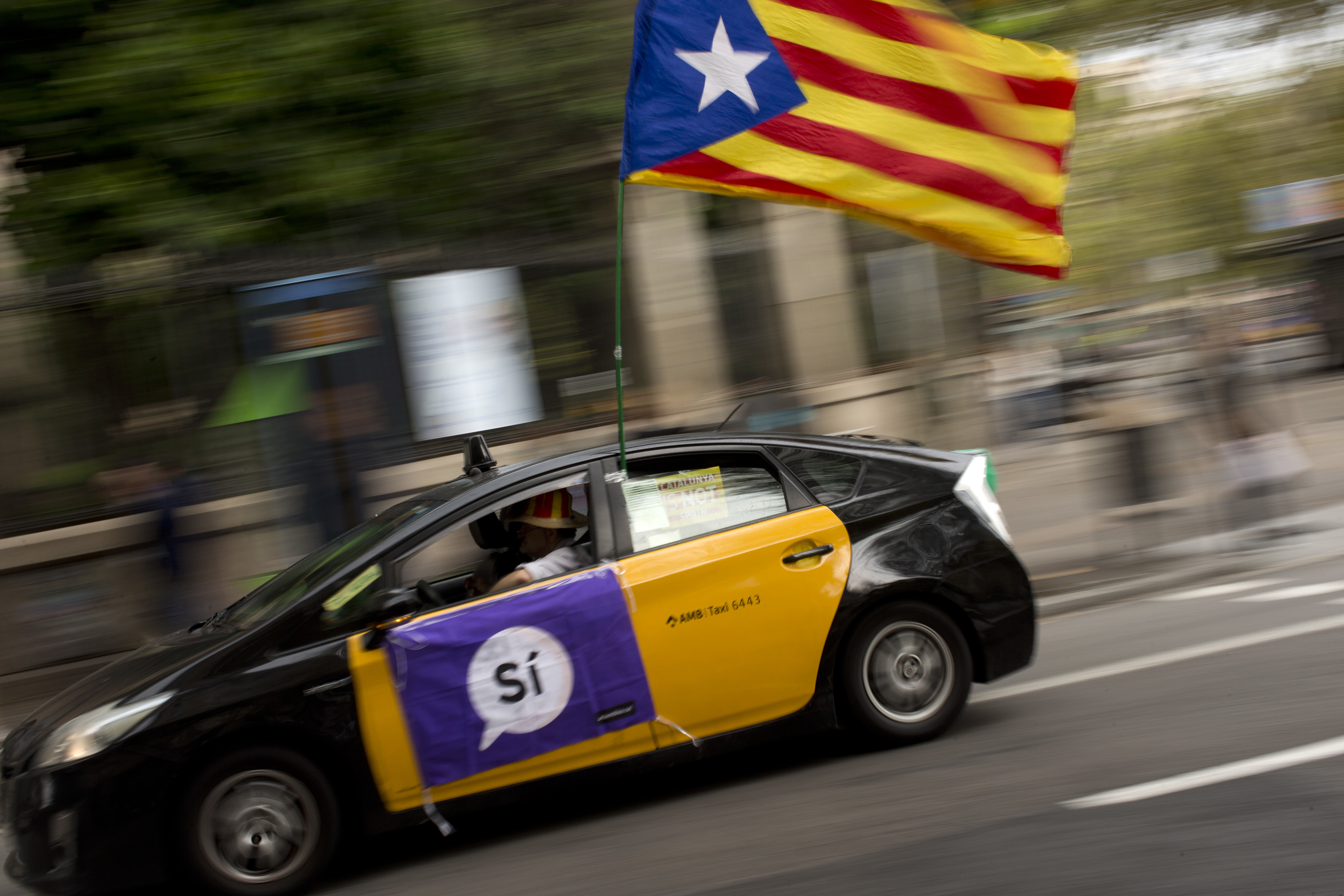 Catalan taxi driver sees his independence dream within reach