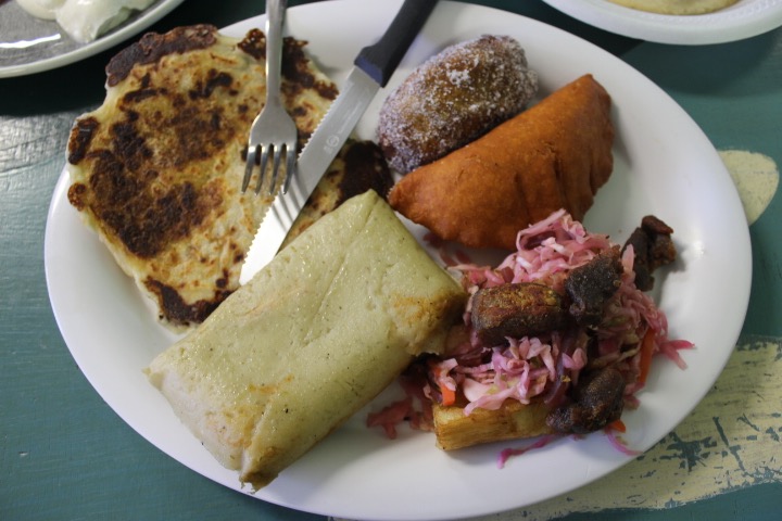 A good way to sample an assortment of the country’s cuisine is to order the Combo Mix plate. (Photo: Yvette Cruz, KSL.com)