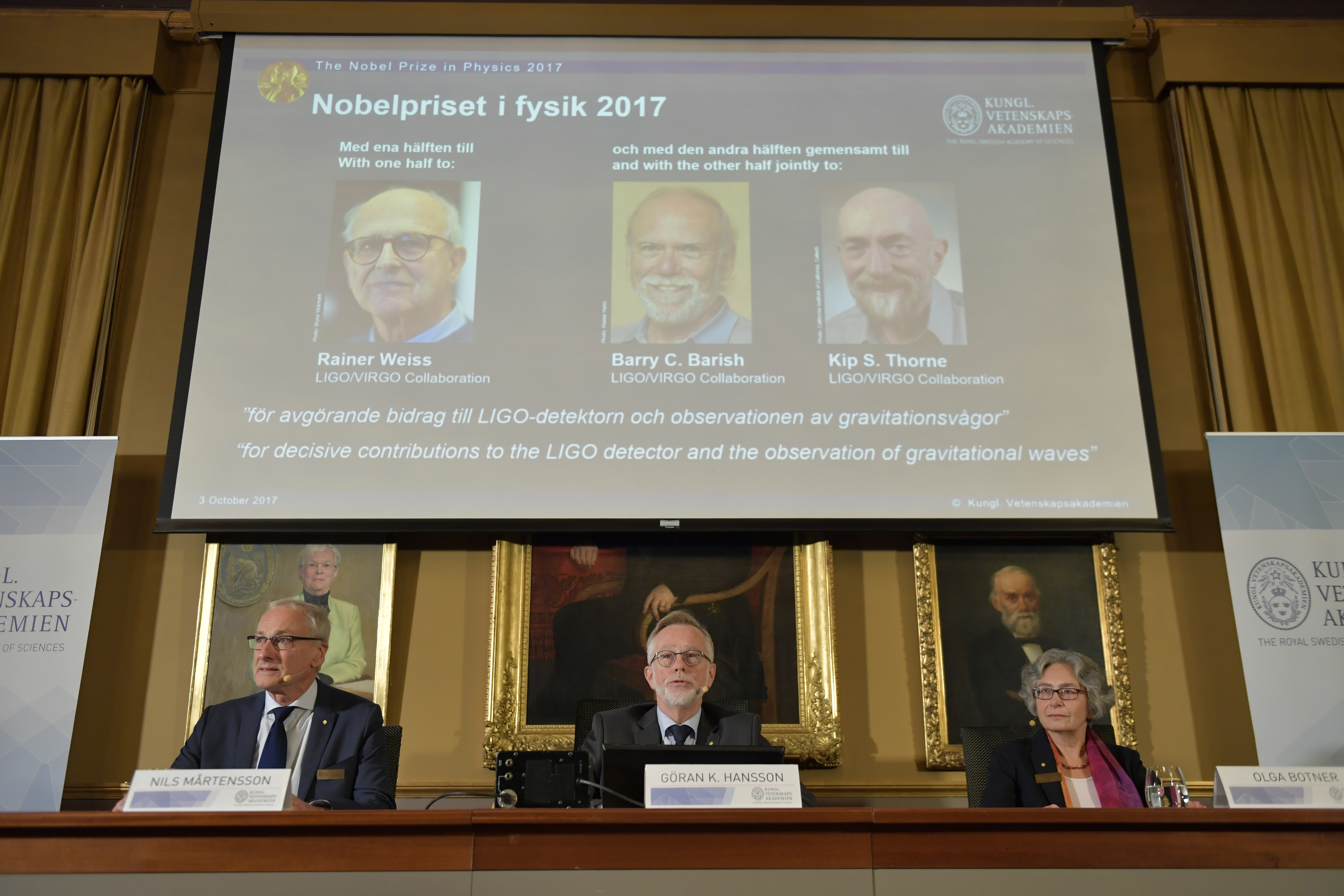 Einstein proof: Nobel winners find ripples in the universe