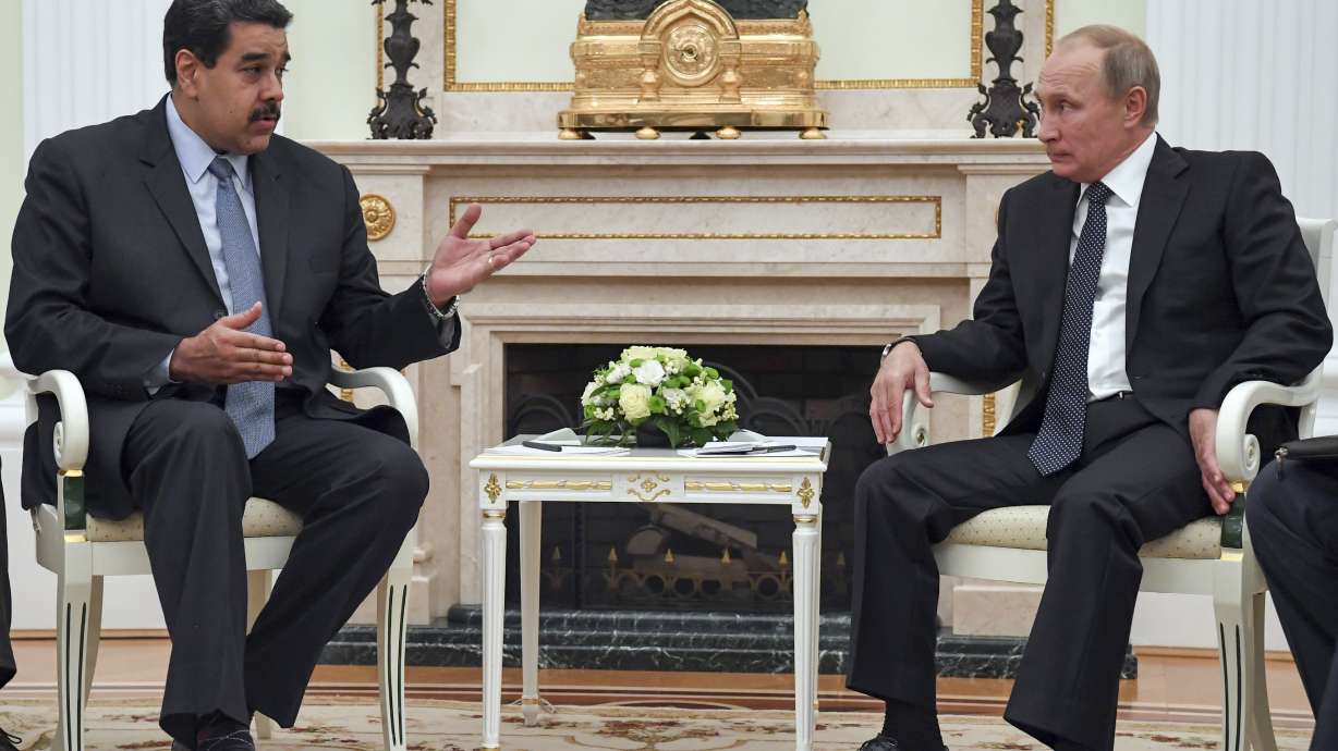 Venezuela's Maduro visits Russia, meets with Putin