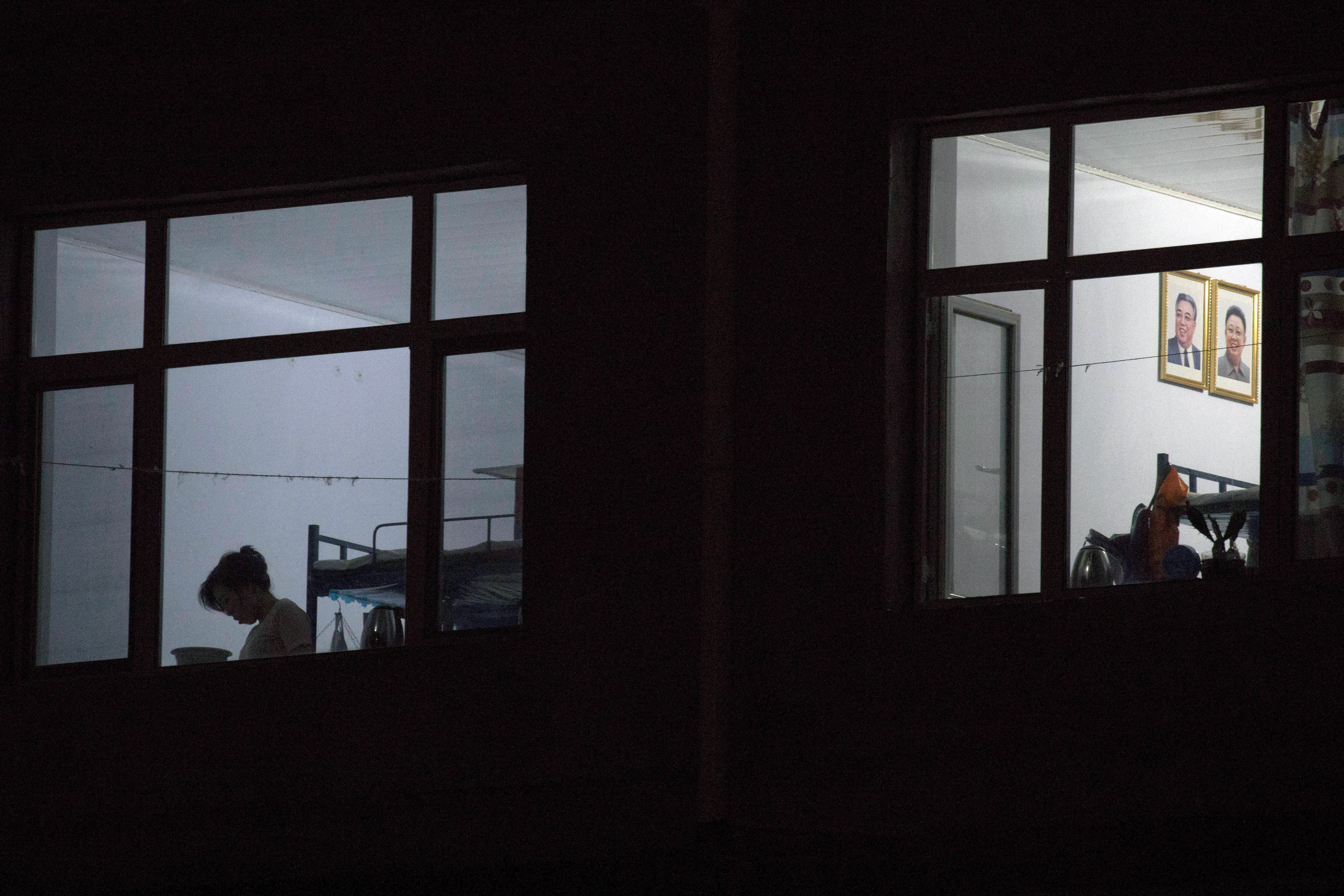 NKorean workers prep seafood going to US stores, restaurants