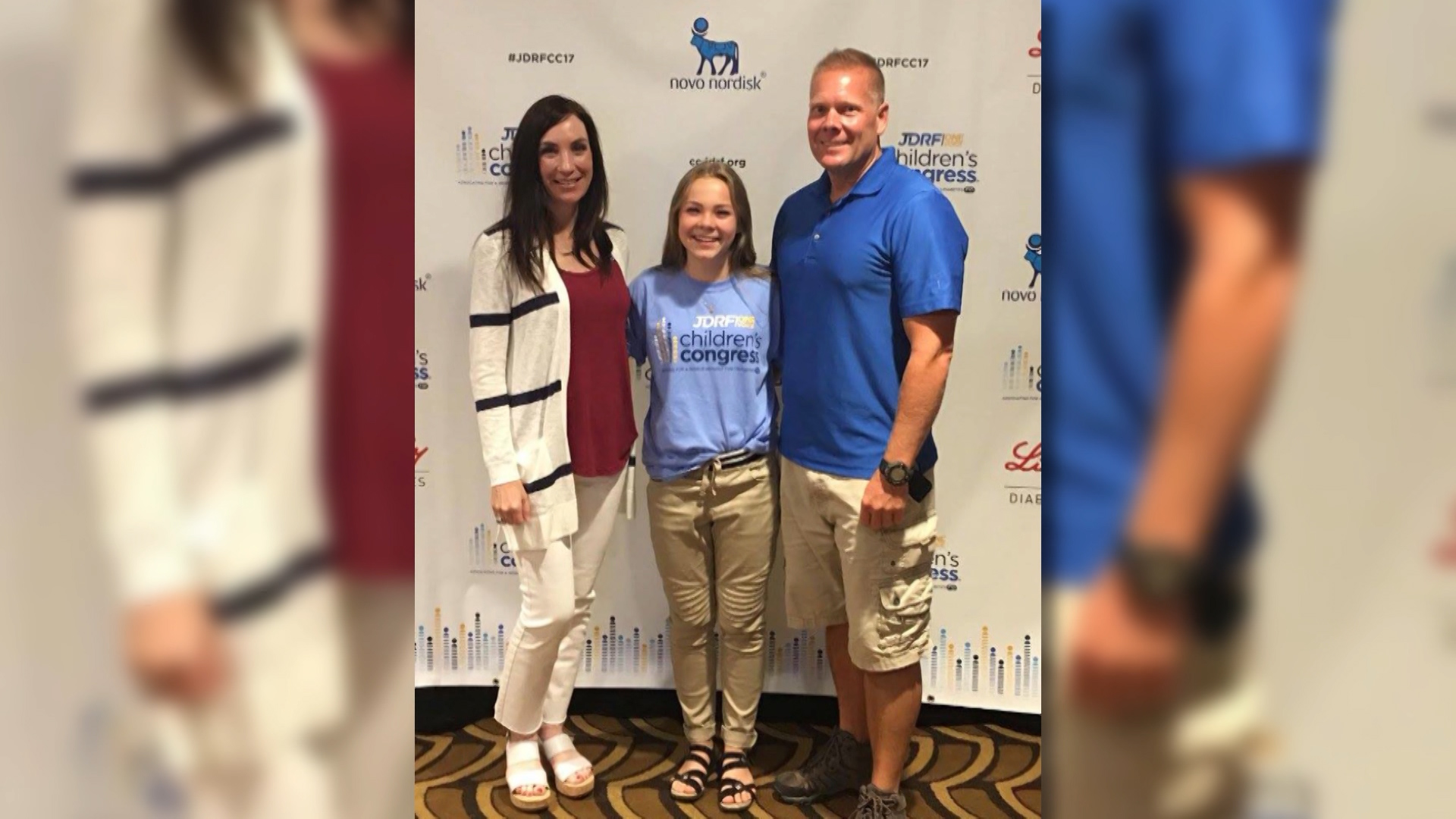 As Utah Congress debates the funding for the Children's Health Insurance Program, Sydney Glass (middle) is doing all she can to bring awareness and federal research money to Type 1 diabetes. (Family photo)