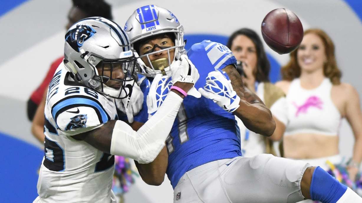 Cam Newton's 3 TD passes help Panthers beat Lions 27-24