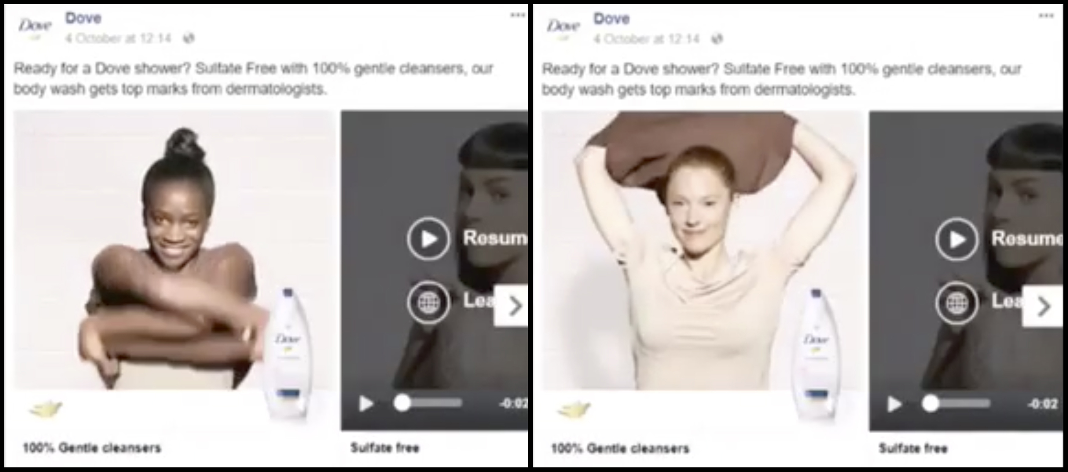 Dove apologizes for Facebook soap ad that many call racist