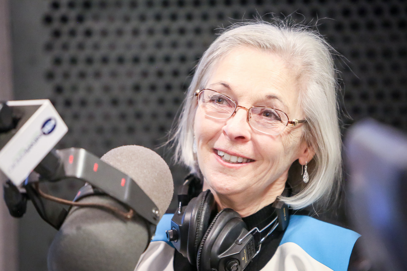 Democat Dr. Kathie Allen is pictured during an on-air debate between 3rd Congressional District candidates hosted by KSL Newsradio's Doug Wright in Salt Lake City on Tuesday, Oct. 10, 2017. (Photo: Adam Fondren, KSL)