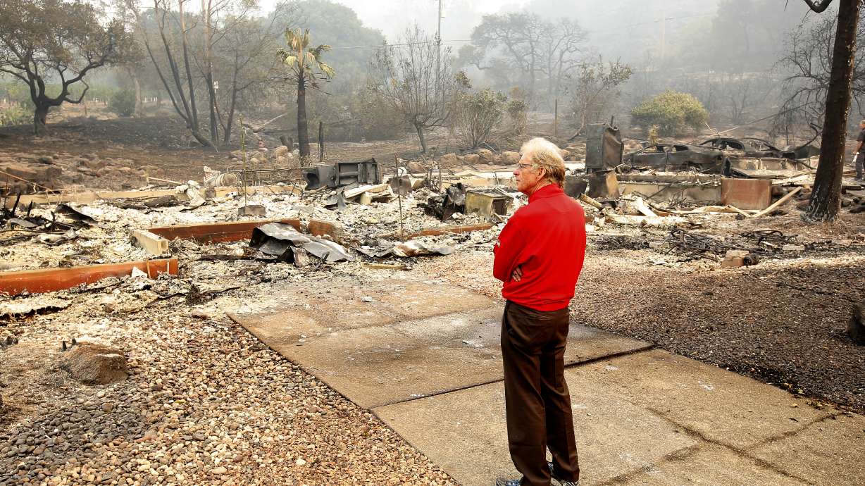 Couple killed in California wildfire wed 75 years