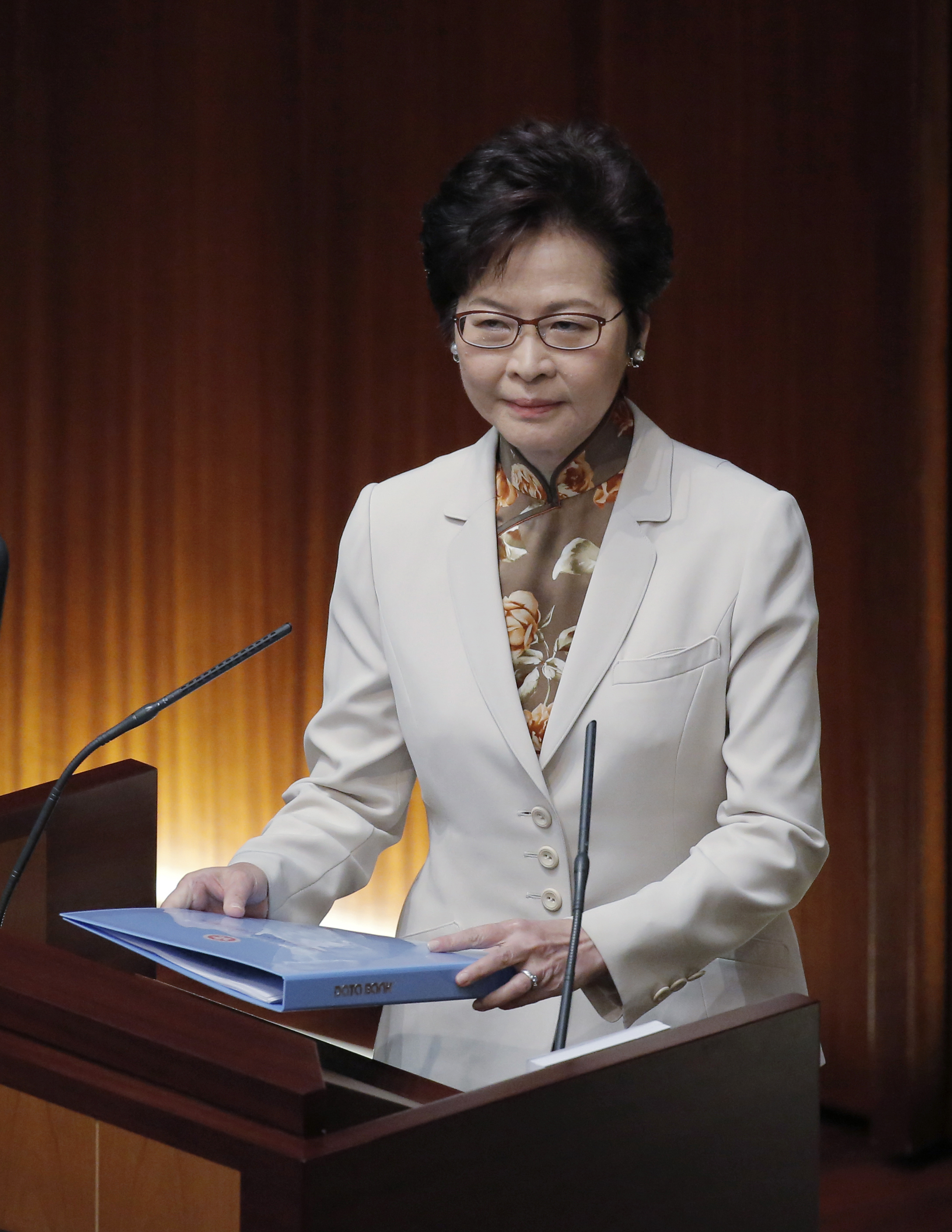 Hong Kong leader: Reject threats to China's sovereignty