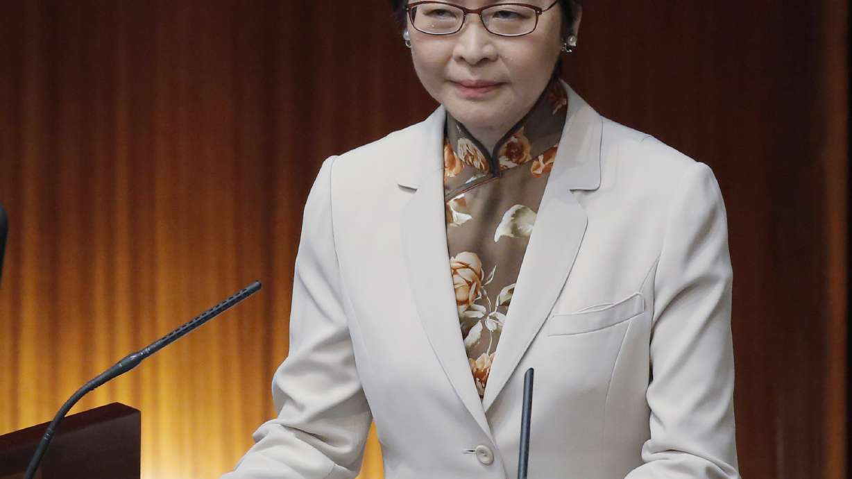 Hong Kong leader: Reject threats to China's sovereignty