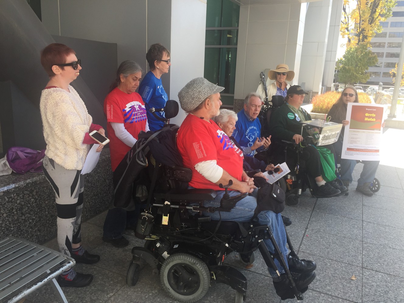 Disabled rights activists in Utah target Hatch, urge his support