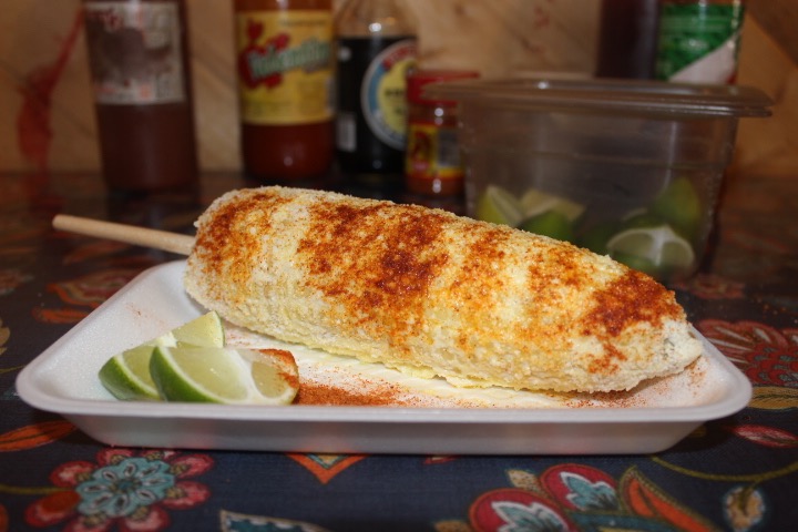 “Elote” means corn in Spanish, but this is no ordinary corn. A traditional Mexican elote is corn on the cob slathered in mayonnaise and melted butter, then covered in parmesan cheese, sprinkled with a bit of lime juice and topped with chili powder for the spicy food lovers out there. (Photo: Yvette Cruz, KSL.com)